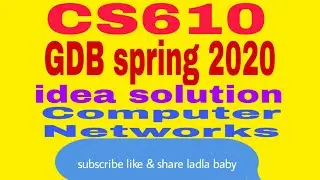 CS610 GDB idea SOLUTION