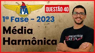 Ita 2023 | Primeira Fase | Matemática | Questão 40 | Média Harmônica das raízes