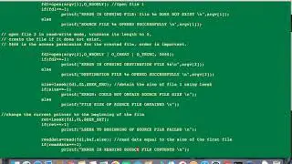 C program to simulate copy command by accepting the filenames from command line. Report all errors.