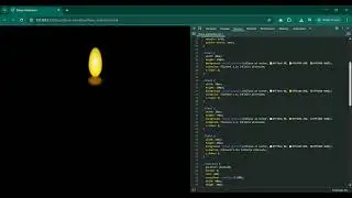 Realistic Flame Animation in HTML CSS JavaScript | Fire Effect Without Canvas