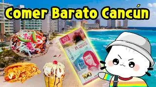 Eating with 100 PESOS in CANCUN Where to eat cheap?