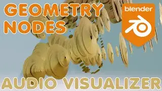 GEOMETRY NODES AUDIO VISUALIZER ( BLENDER 3 )