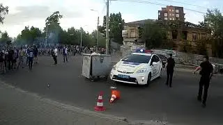 Днепр, 9 мая, потасовка фанатов и полиции, Кубок Украины