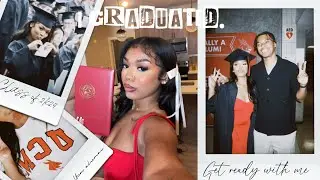 I GRADUATED🎓| GRWM FOR MY COLLEGE GRADUATION | ❤️