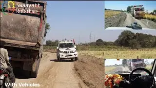 Autonomous Driving Off-Roads through Dynamic and Complex Traffic in India