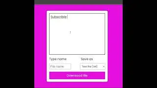 File saver || HTML CSS JS || 