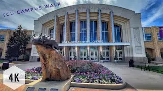Walking around Texas Christian University
