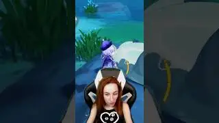 Я его ударила!!! 😱😂#геншинимпакт