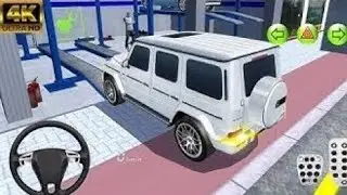 New Mercedes G63 SUV Car Came To The Gas Station For Refuel Gameplay - 3D Driving Class Simulation