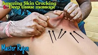 Body pain relief Massage By Master Rajen / Neck & Skin Cracking | Indian ASMR