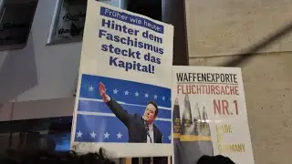 Demonstration gegen Union und AfD in Nürnberg