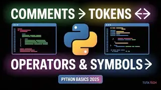 Python Basics You Must Know: Comments, Tokens & Operators (2025) | Tuta Tech