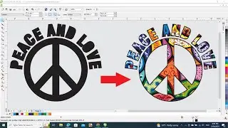 coreldraw tutorial: how to place a photo inside a text