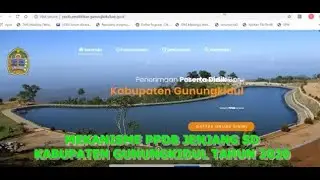 MEKANISME PPDB ONLINE JENJANG SD KABUPATEN GUNUNGKIDUL TAHUN 2020