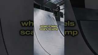 When it feels scary to jump, that's exactly when you jump! #bmx #shorts