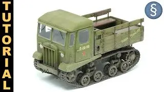 Vulcan's 1/35 'STZ-5 Tractor', from start to finish! - Scale Modeling Tutorial / Tutorial Modelismo