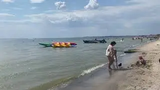 ✔️Коблево Видео: Пляж и погода на море. Обзор 10 августа 2020