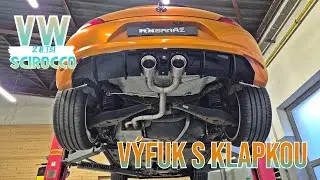 Cat-back výfuk s klapkou │VW Scirocco 2.0TSI