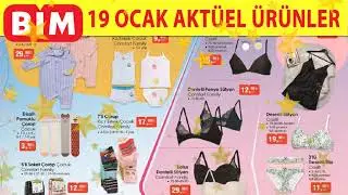 BİM 19 OCAK SALI İNDİRİMLİ ÜRÜNLER LİSTESİ 👗 BİM HAFTALIK AKTÜEL ÜRÜNLER KATALOĞU