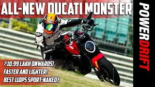 2021 Ducati Monster | Smaller and Faster! | First Ride Review | PowerDrift