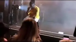 KSI stopped his concert to help a fan who had passed out