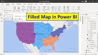 How to Create a Filled Map in Power BI | Power BI Tutorials for Beginners | Power BI