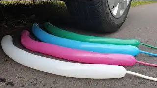 EXPERIMENT: Crushing Crunchy & Soft Things by Car! Experiment Car vs layers With Water