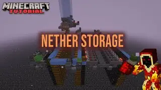 Cómo Hacer un ALMACÉN de ITEMS en el NETHER | Minecraft 1.19