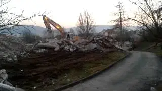 Vue terrain chantier morel