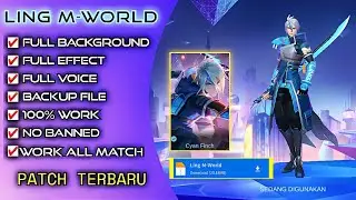 SCRIPT SKIN LING M-WORLD | FULL EFFECT VOICE | NO BANNED | No Password