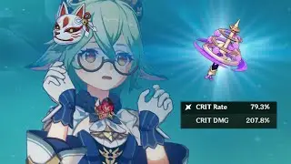 The CURSED Main DPS Sucrose (Shikanoin Heizou Build?)