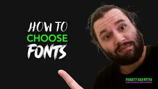 How to choose fonts