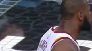 LeBron James Chase down block on Kilpatrick Cavs vs Nets 10-25-17