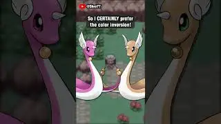 Inverting the Colors of Dratini, Dragonair, and Dragonite || #shorts #pokemon #shinypokemon