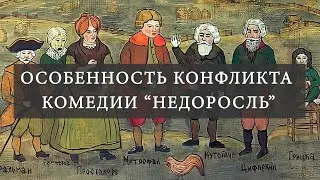 Особенность конфликта комедии Д.И. Фонвизина "Недоросль". Столкновение невежества и просвещенности