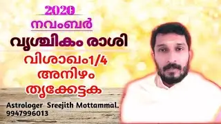 2020 നവംബർ മാസം വിശാഖം, അനിഴം, തൃക്കേട്ടക നാളുകാർക്ക് എങ്ങിനെ ? # vishakam