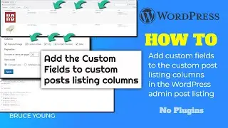 How to add custom fields to the custom post listing columns in the WordPress admin post listings
