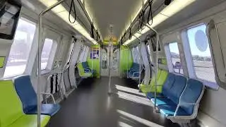 BART Car 3042 - The Only BART Car with a Sideways Seating Configuration