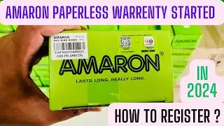 2024 Amaron Battery Warranty Card Stopped 😱 Only Online Warranty ? #amaronbattery
