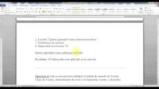 Curso de Microsoft Word 2010 Gratis - Leccion3 - Todo en Español