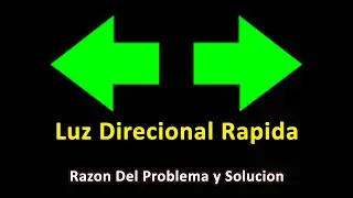 luz Direccional Parpadea rapido o Luz intermitente Tutorial
