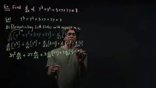 Implicit Differentiation Example 2