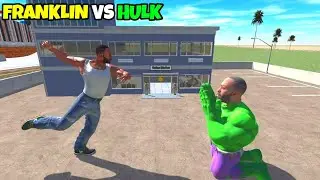 FRANKLIN GOING TO FIGHT WITH GIANT HULK 😳 INDIAN BIKES DRIVING 3D