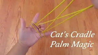 ((Easy) ) Cat's Cradle Palm Magic Trick *Cat's Cradle/Ayatori*