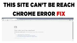 How to fix Google Chrome Error this site can't be reach | YouTube problem 2020