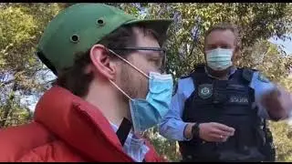 Fascist Australian cop tells independent journalist press pass isnt worth the plastic its printed on
