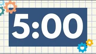 5 Minute STEM Timer Countdown with Upbeat Instrumental Music | classroom study timer