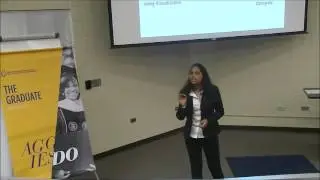 Harshitha Meda (People's Choice Award) - NC A&T Three Minute Thesis (3MT) Competition, Fall 2016
