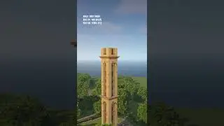 Minecraft Building Time-lapse Sway Tower #minecraftshorts  #server_minecraft  #minecraftbuilding