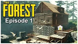 The Forest | Creative Builds | Episode 1 | Goose Lake Log Cabin | +Download